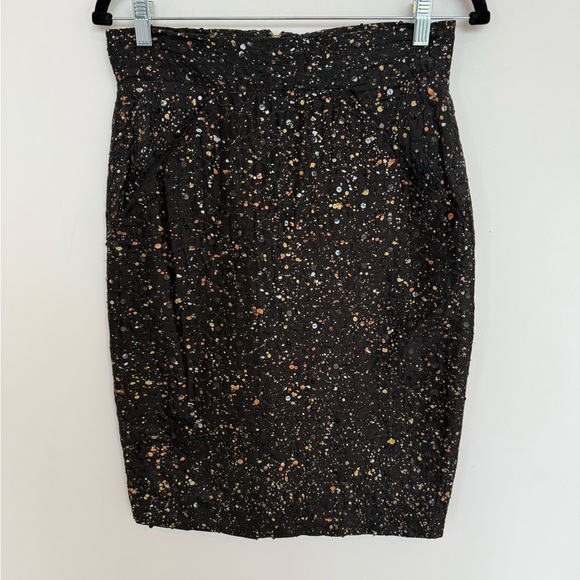 Heidi Merrick Dresses & Skirts - Heidi Merrick Vintage Pollock Sequined Pencil Skirt Size 6
